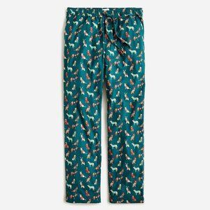 J Crew Flannel Pajama Pant in print Size M